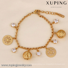 71706 Xuping Fashion Woman pulsera con chapado en oro